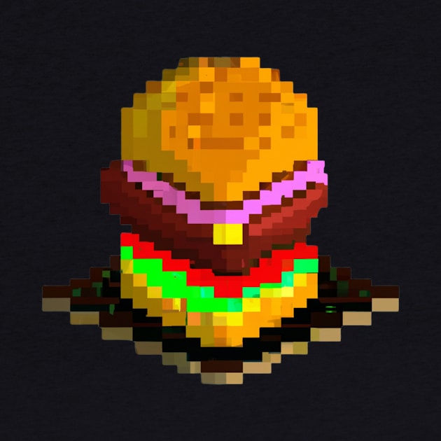 Pixel art burger 2 by BoutiqueDruide